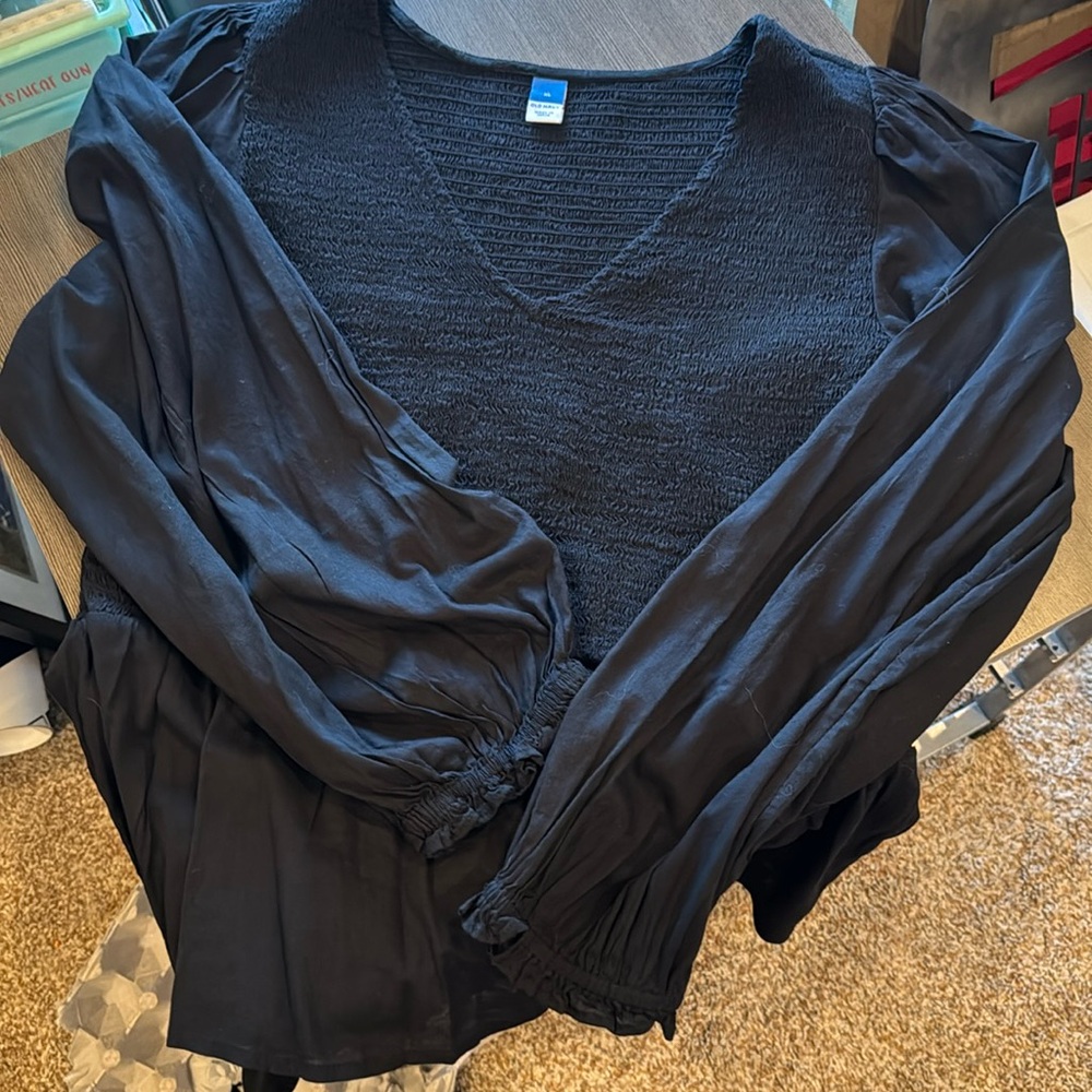 Black rouch top